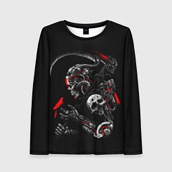 Женский лонгслив Ронин самурай киборг