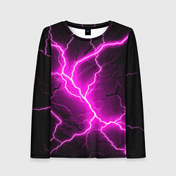 Женский лонгслив The color is pink and black