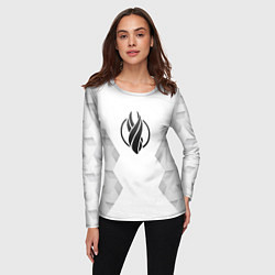 Лонгслив женский Dead Space white poly, цвет: 3D-принт — фото 2