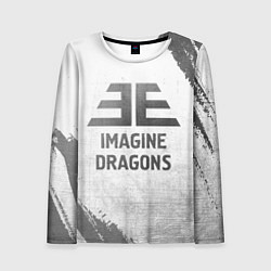 Женский лонгслив Imagine Dragons - white gradient