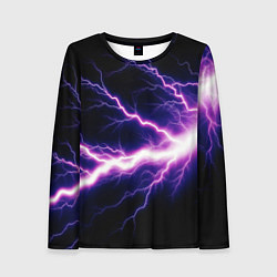 Женский лонгслив Lightning purple