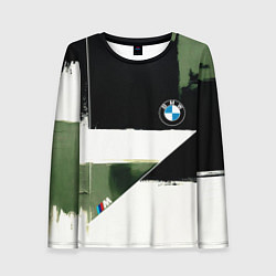 Женский лонгслив BMW логотип