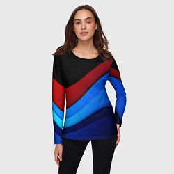 Лонгслив женский Multicoloured, цвет: 3D-принт — фото 2