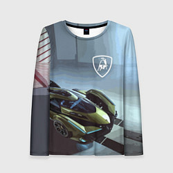 Женский лонгслив Lamborghini - motorsport extreme