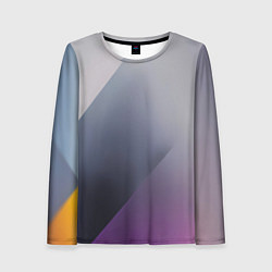 Женский лонгслив Color grey with stripes