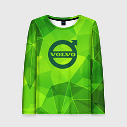Женский лонгслив Volvo green poly