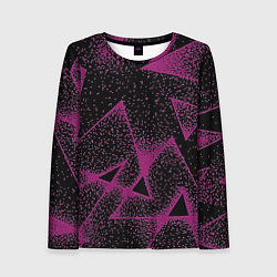 Женский лонгслив The triangle is pink