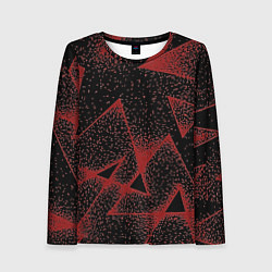 Женский лонгслив Triangles with dots