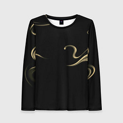 Лонгслив женский Color yellow abstraction, цвет: 3D-принт