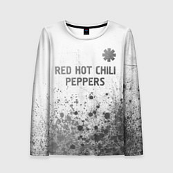 Лонгслив женский Red Hot Chili Peppers - white gradient посередине, цвет: 3D-принт