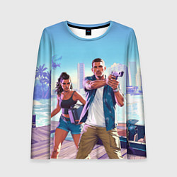 Женский лонгслив GTA 6 главные герои