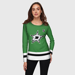 Лонгслив женский Dallas Stars - NHL team, цвет: 3D-принт — фото 2