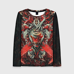 Лонгслив женский Doom постер к игре, цвет: 3D-принт