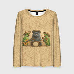 Лонгслив женский Надежды маленький оркестрик, цвет: 3D-принт