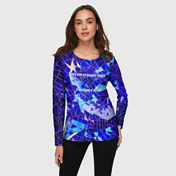 Лонгслив женский Небо-лужа, цвет: 3D-принт — фото 2