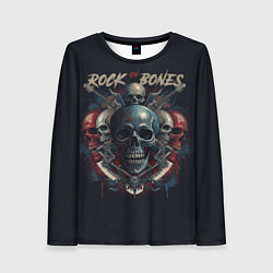 Женский лонгслив Rock on Bones