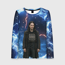 Лонгслив женский Bones в именном бронежилете, цвет: 3D-принт