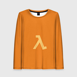 Женский лонгслив Half-Life orange