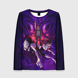 Лонгслив женский Дандадан - Злой глаз, цвет: 3D-принт