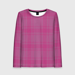 Женский лонгслив Checkered pink