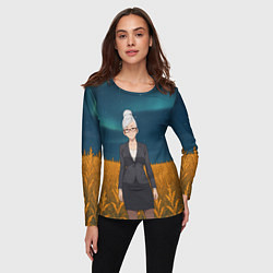 Лонгслив женский Сэйко Аясэ Дандадан, цвет: 3D-принт — фото 2