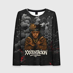 Лонгслив женский XXXTentacion со скрещенными руками, цвет: 3D-принт