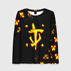 Лонгслив женский Doom x minecraft, цвет: 3D-принт