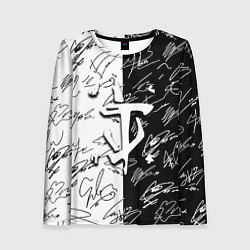 Женский лонгслив Doom автографы