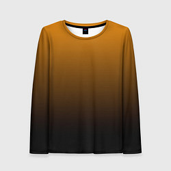 Лонгслив женский Orange gradient, цвет: 3D-принт