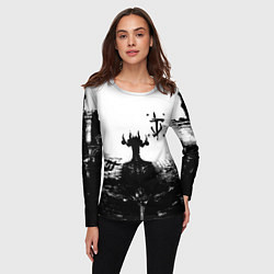 Лонгслив женский Doom демон марса, цвет: 3D-принт — фото 2