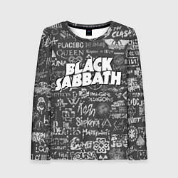 Лонгслив женский Black Sabbath pattern, цвет: 3D-принт