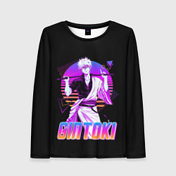 Лонгслив женский Гинтама ретро, цвет: 3D-принт