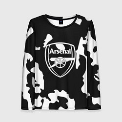 Лонгслив женский Арсенал камуфляжные краски, цвет: 3D-принт