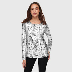 Лонгслив женский Бузулукский бор, цвет: 3D-принт — фото 2