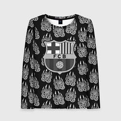 Женский лонгслив Barcelona лапы лес