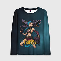 Лонгслив женский League of Legends Jinx, цвет: 3D-принт
