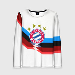 Женский лонгслив Бавария Мюнхен геометрия спорт