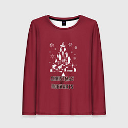 Лонгслив женский Рождество в Хогвартс, цвет: 3D-принт