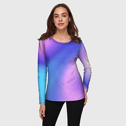 Лонгслив женский Color multicolored gradient, цвет: 3D-принт — фото 2