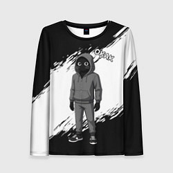 Женский лонгслив Окак - кот мем