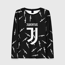 Женский лонгслив Ювентус армейский стиль