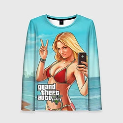 Женский лонгслив GTA 5: Selfie Girl