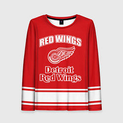 Женский лонгслив Detroit red wings