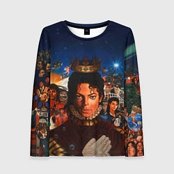 Лонгслив женский Michael Jackson: Pop King, цвет: 3D-принт