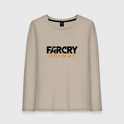 Лонгслив хлопковый женский Far Cry: Primal Logo, цвет: миндальный