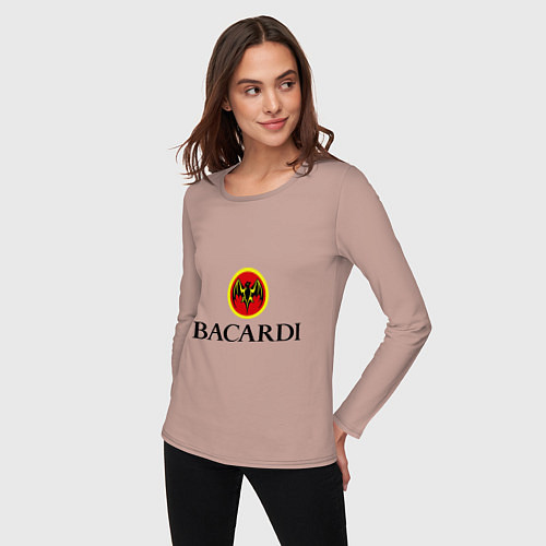 Женский лонгслив Bacardi / Пыльно-розовый – фото 3