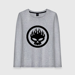 Лонгслив хлопковый женский The Offspring: Sybmol, цвет: меланж