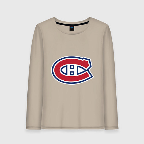 Женский лонгслив Montreal Canadiens / Миндальный – фото 1