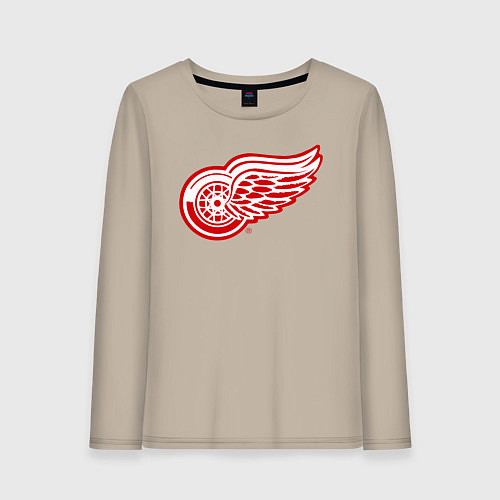 Женский лонгслив Detroit Red Wings / Миндальный – фото 1