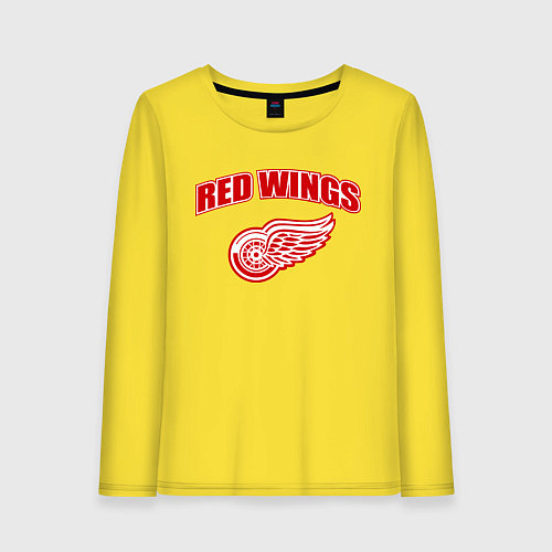Женский лонгслив Detroit Red Wings / Желтый – фото 1